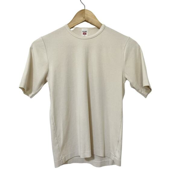 RE/DONE x Hanes 70s Slim White Crewneck Tee Size S Vintage White USA Capsule - Picture 1 of 8